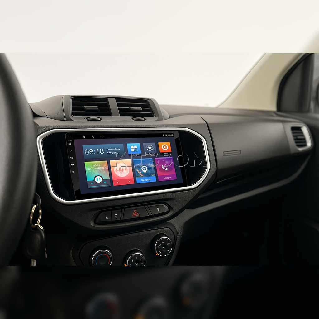 Multimídia Chevrolet Spin 2019 2020 2021 2022 2023 2024 2025 2026 V2 Carplay 9"