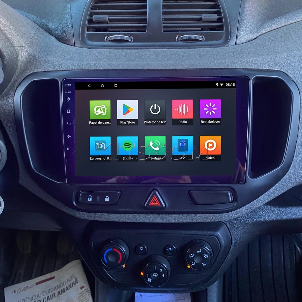 Multimídia Spin 2014 2015 2016 2017 2018 2019 V2 Carplay 9" 2008 2009 2010 2011 2012 2013