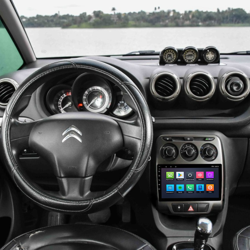 Multimídia Citröen C3 Picasso 2013 2014 2015 2016 V2 Carplay 9"-V2 CAR AUDIO-Kitssom
