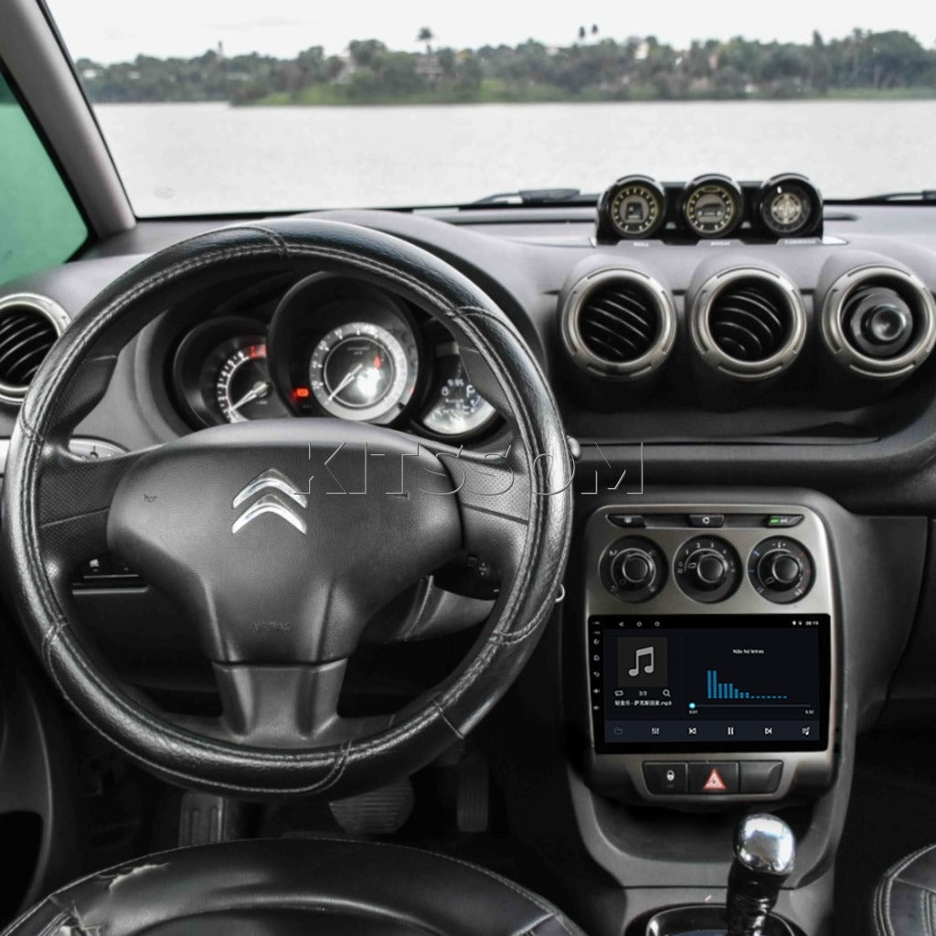 Multimídia Citröen C3 Aircross 2013 2014 2015 2016 V2 Carplay 9"-V2 CAR AUDIO-Kitssom