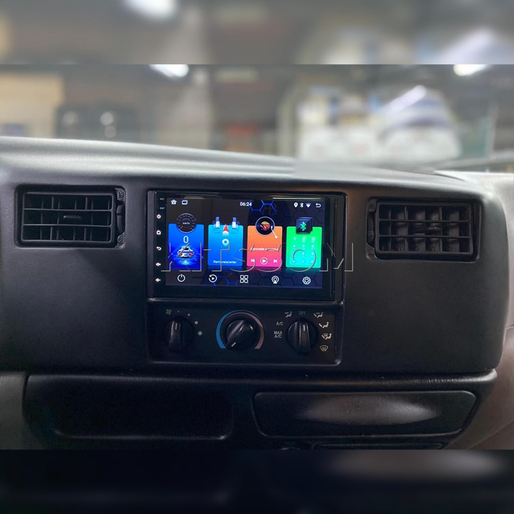 Multimídia Ford F250 1996 1997 1998 1999 2000 2001 2002 2003 2004 2005 2006 2007 2008 2009 2010 2011 V2 Carplay 7"