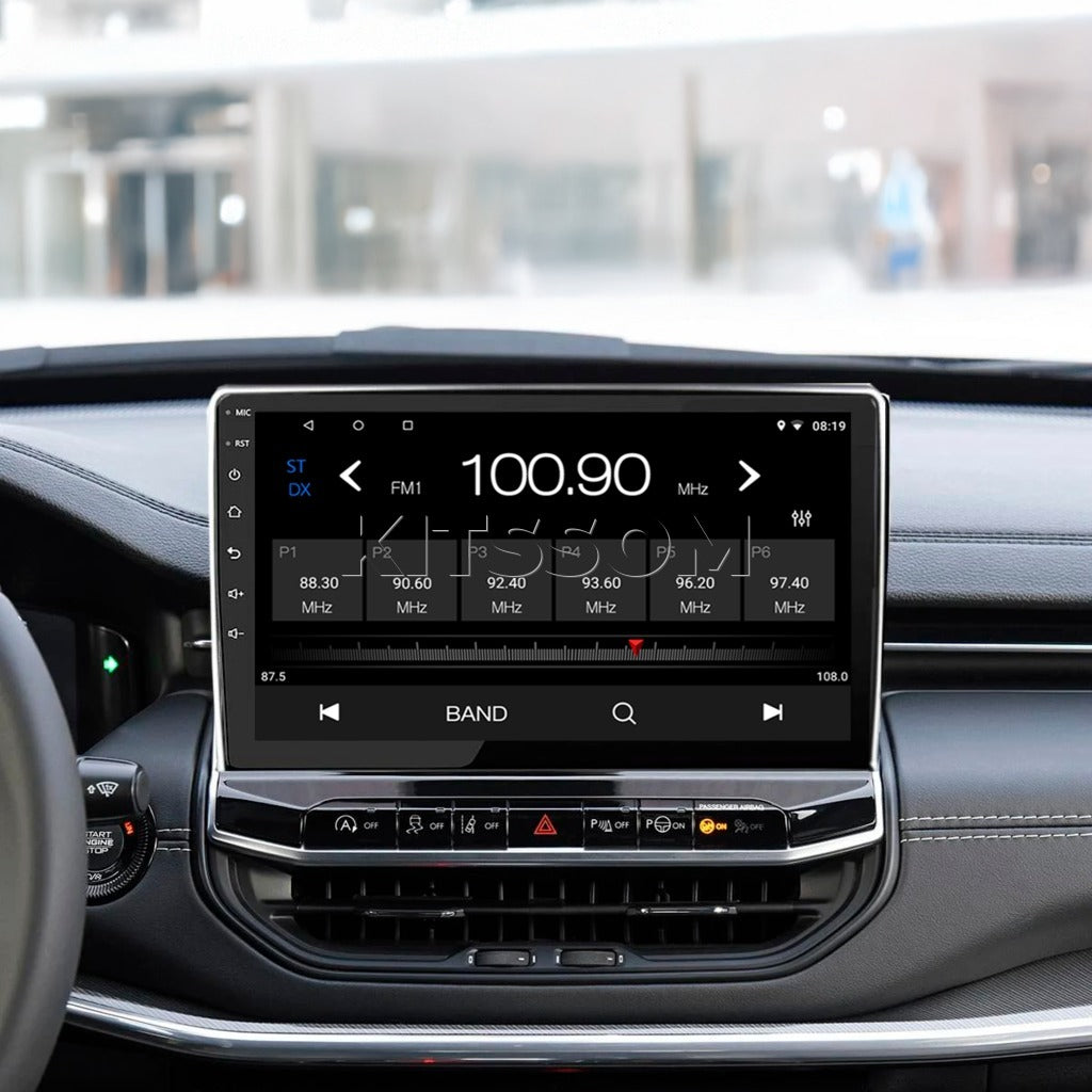 Multimídia Jeep Compass 2021 2022 2023 2024 2025 2026 V2 Carplay 9"