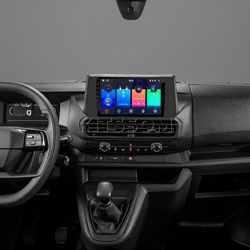 Multimídia Peugeot Expert 2024 2025 2026 V2 Light 9"