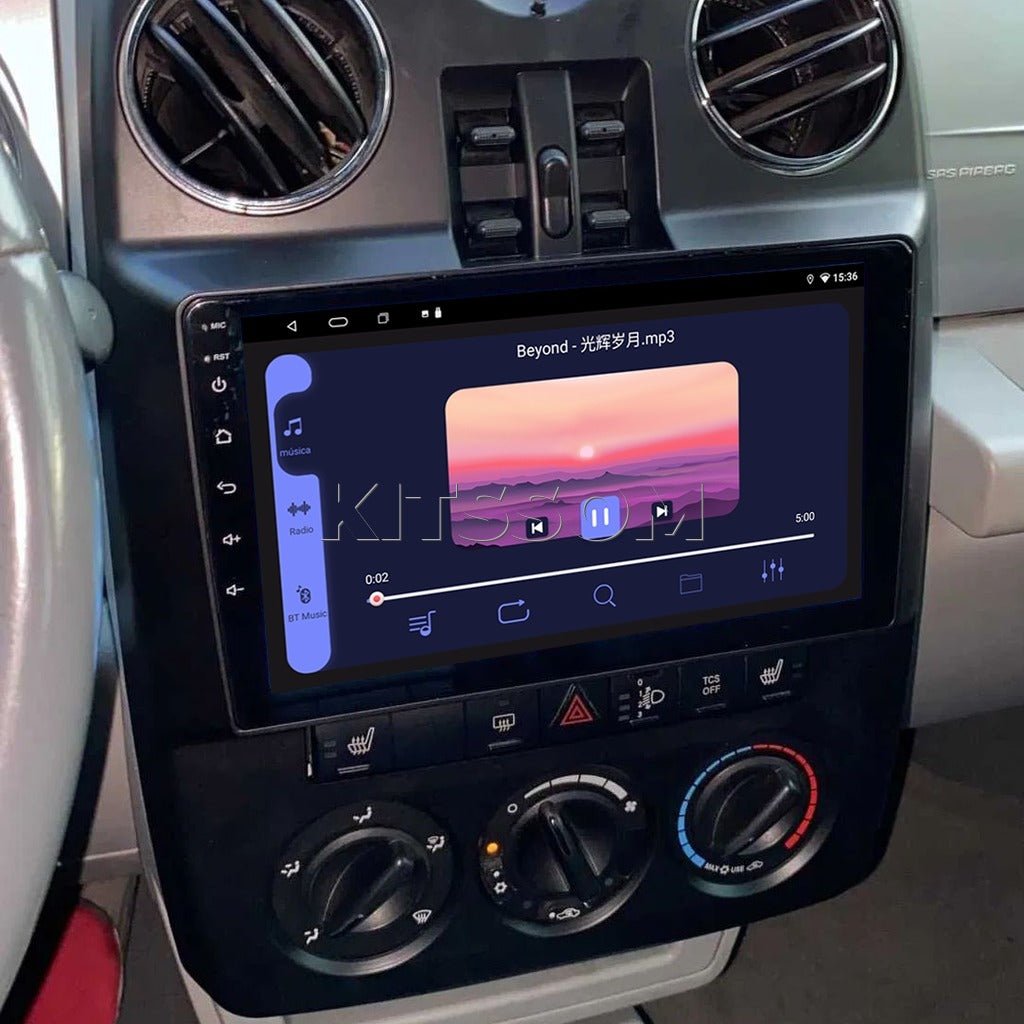 Painel Chrysler com multimídia Android Octa 9 polegadas