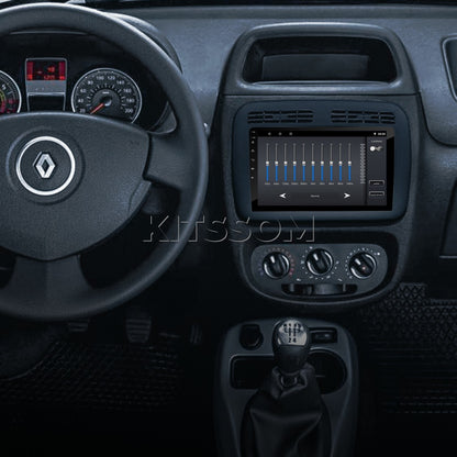 Painel do Clio com multimídia 7 polegadas Carplay