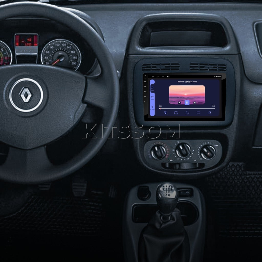Interface moderna para Clio com Octa Core 7 polegadas