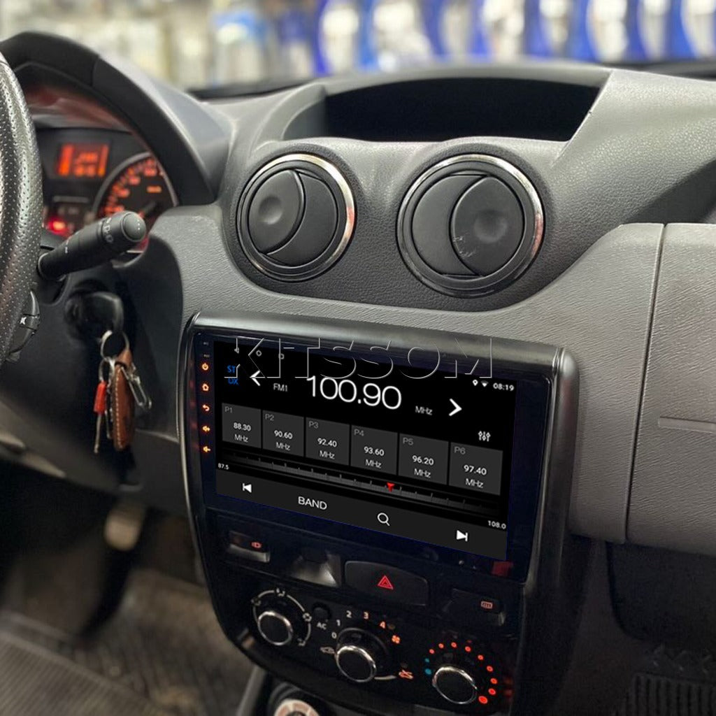 Multimídia Renault Duster 2010 2011 2012 2013 2014 2015 V2 Carplay 9"