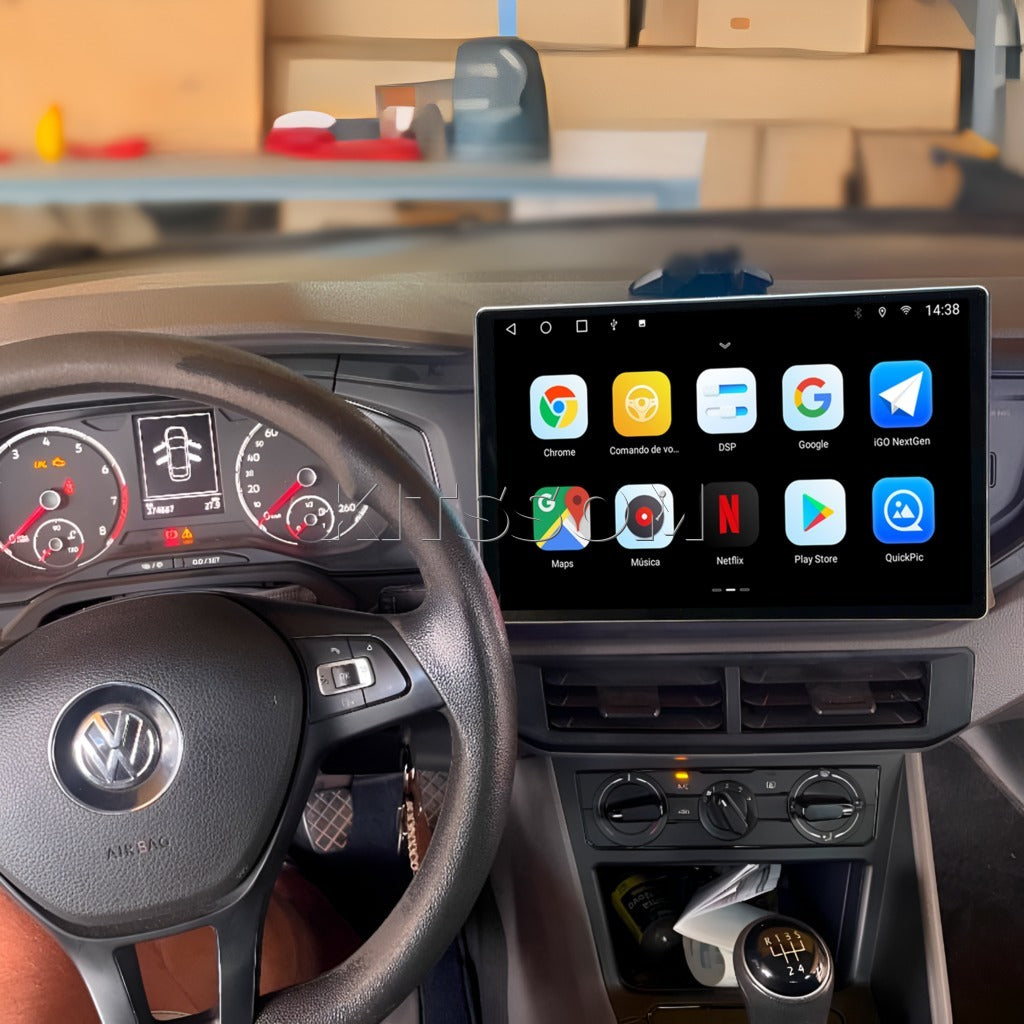 Tela gigante vertical Tesla screen para Civic 2022 a 2026