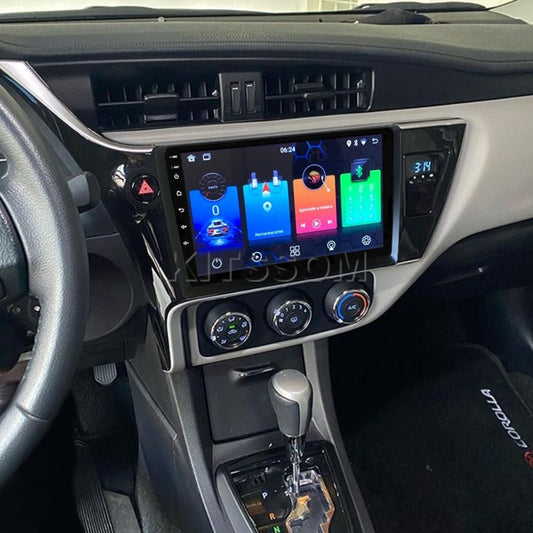 Central Multimídia V2 Light de 9" para Toyota Corolla modelos 2017 a 2019.