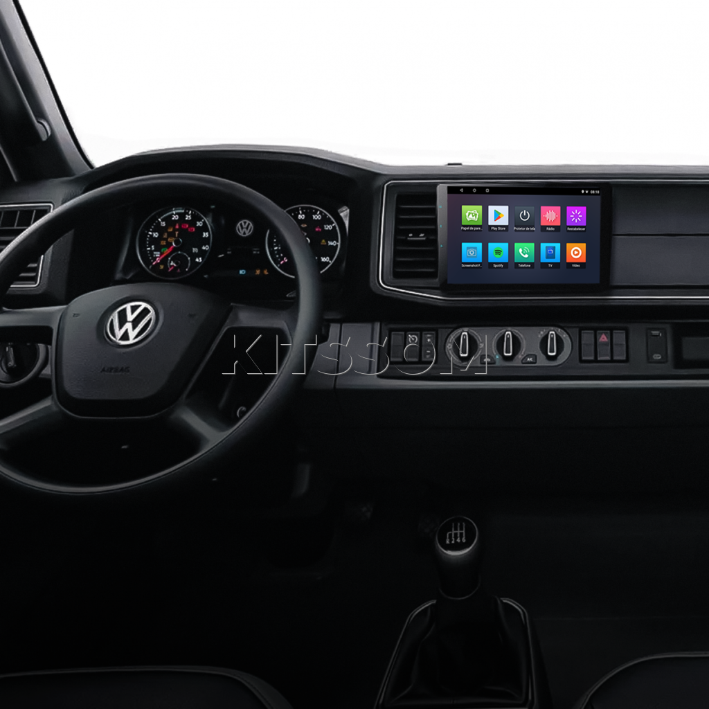 Multimídia Volkswagen Delivery 2017 2018 2019 2020 2021 2022 2023 2024 2025 2026 V2 Carplay 9"