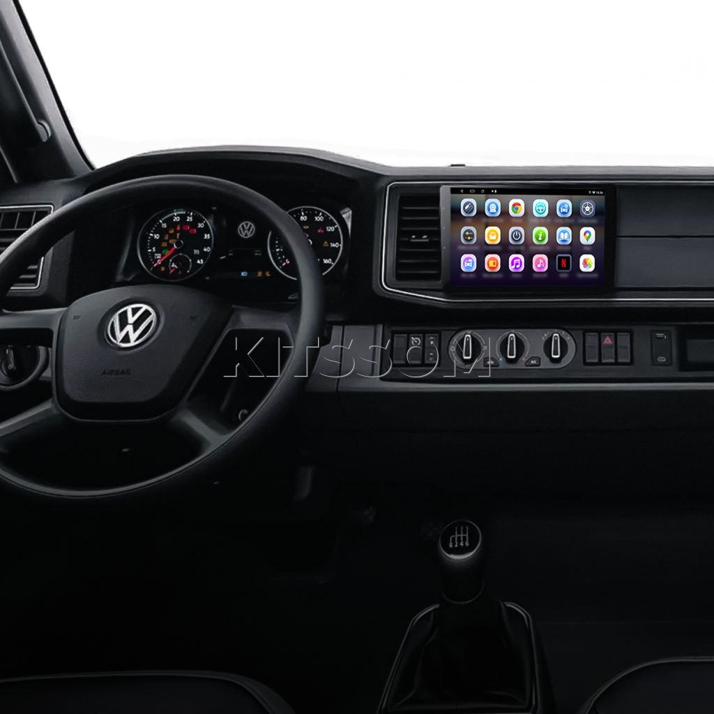 Multimídia Volkswagen Delivery  2017 2018 2019 2020 2021 2022 2023 2024 2025 2026  V2 Octa 4G 9"