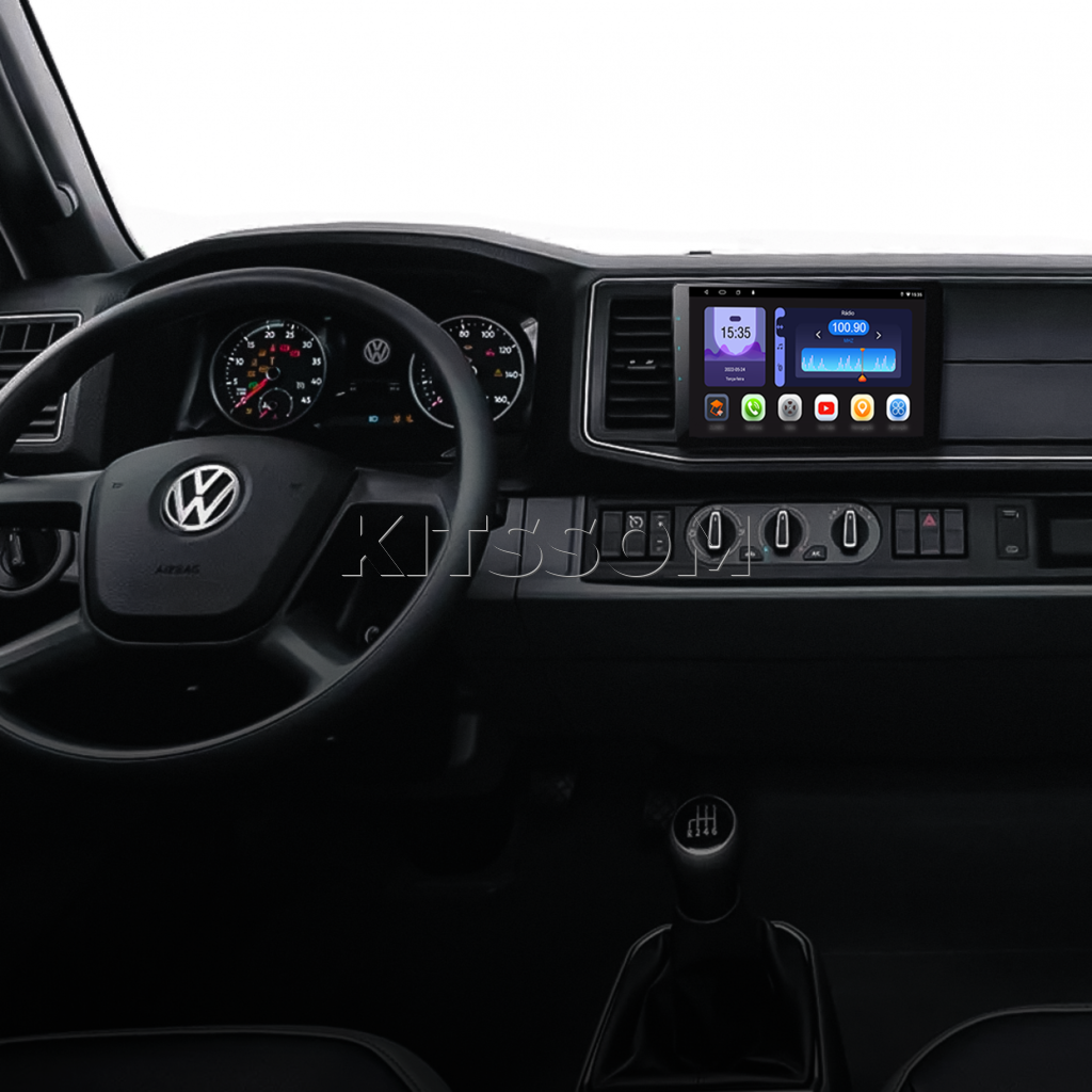 Multimídia Volkswagen Delivery  2017 2018 2019 2020 2021 2022 2023 2024 2025 2026  V2 Octa 4G 9"